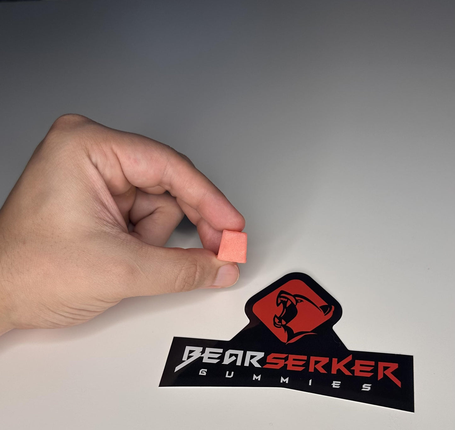 Sour Strawberry flavored pre-workout gummies (15 servings)